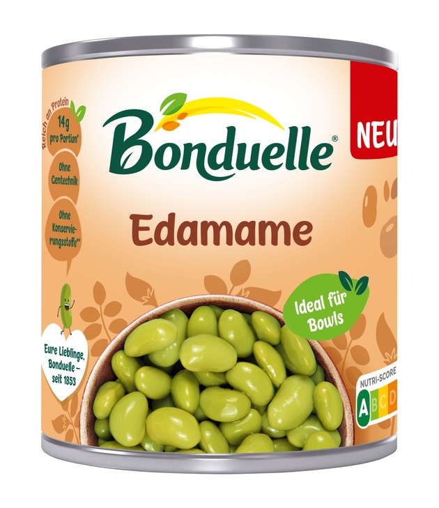 Genuss mit exotischem Twist: Bonduelle bringt Edamame und Schwarze Bohnen ins Regal