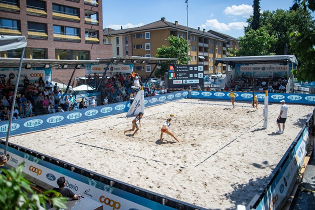 MM: Schweizer Beachvolleyball-Elite kehrt auf den Stadtplatz zur&uuml;ck