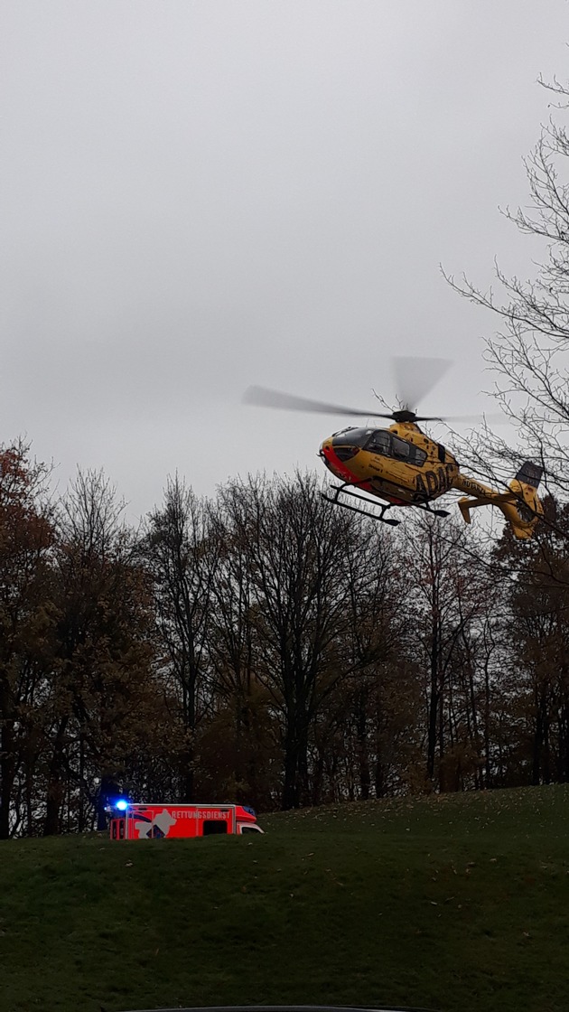 FW-EN: Absicherung Hubschrauberlandung