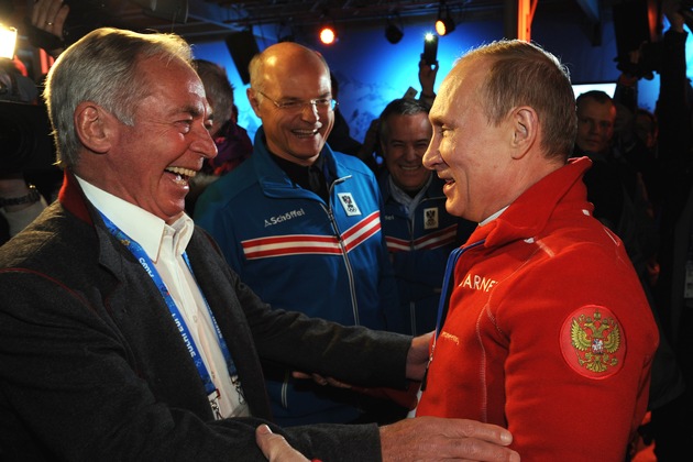 Ischgl Night im Austria Tirol House mit Präsident Putin und Gold-Feier von Mayer - BILD/VIDEO