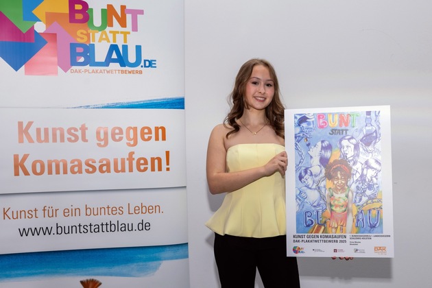 Nach Landessieg: Schülerin aus Schleswig-Holstein gewinnt auch Bundeswettbewerb „bunt statt blau“