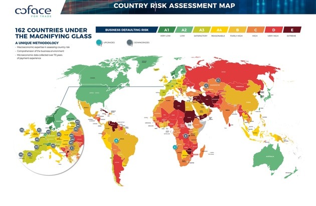 Coface Deutschland: Coface Barometer: Kreditrisiken in Europa steigen / Deutschland in A3 abgestuft