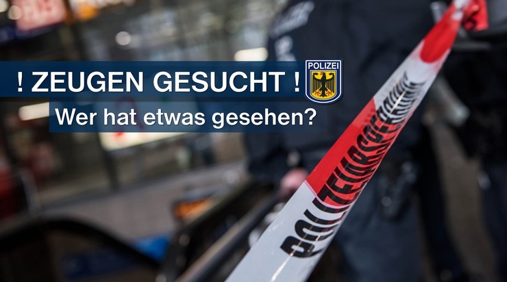 BPOLI MD: Zeugenaufruf der Bundespolizei: Fahrender Regionalexpress vermutlich mit Stein beworfen