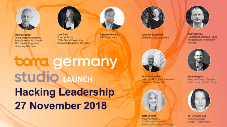 Telekom, Bosch, Kienbaum, Soulworx &amp; Co. - Experten diskutieren zu Führung, Veränderung, Transformation und Kultur auf erstem &quot;Boma Germany&quot; Event in Berlin