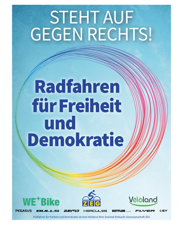 STEHT AUF GEGEN RECHTS! / Radfahren für Freiheit und Demokratie