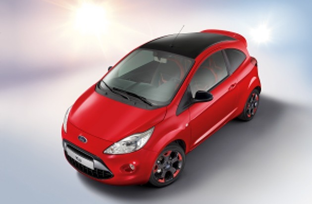 Ford-Werke GmbH: Kleiner Verführer in Rot und Schwarz: neues Sondermodell Ford Ka Red & Black Edition (FOTO)