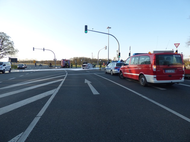 POL-CE: Vorfahrtsverstoß führt zu Verkehrsunfall