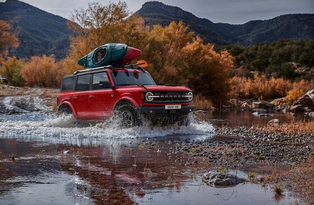 Ford-Werke GmbH: Der neue Bronco bricht auf zu neuen Ufern: Ford bringt den Offroad-Klassiker 2023 erstmals nach Europa