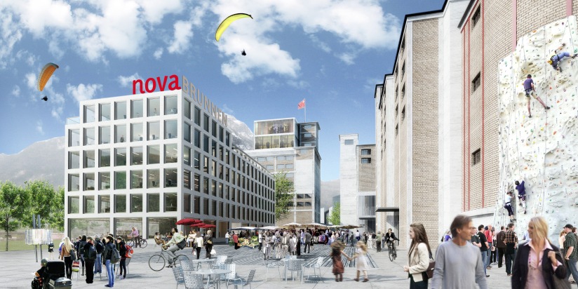 Schwyzer Kantonalbank lanciert Nova Brunnen: Innerschwyz überrascht mit innovativem Wirtschafts-Zentrum