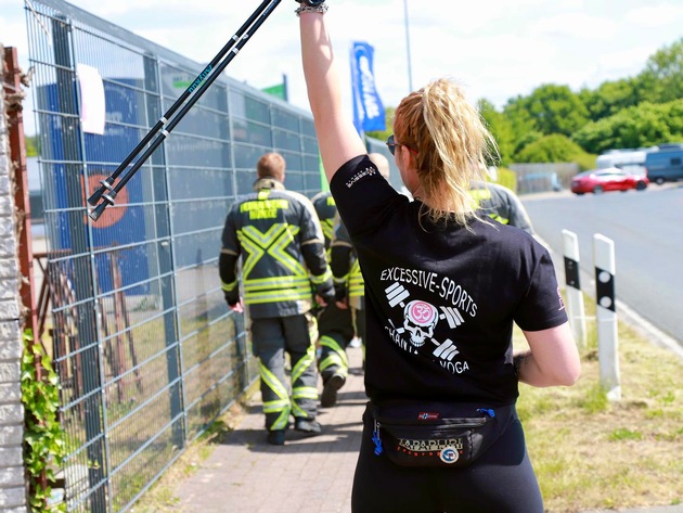 FW Hünxe: Einheit Bruckhausen unterstützt 24h Walk for Charity