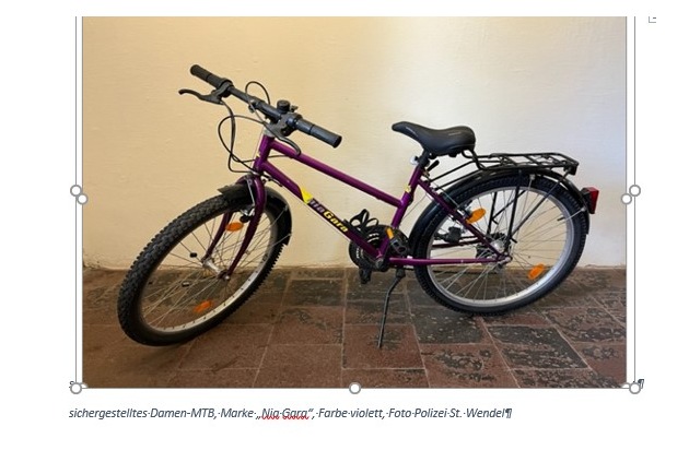 POL-WND: Eigentümer von in St. Wendel sichergestellten Fahrrädern gesucht