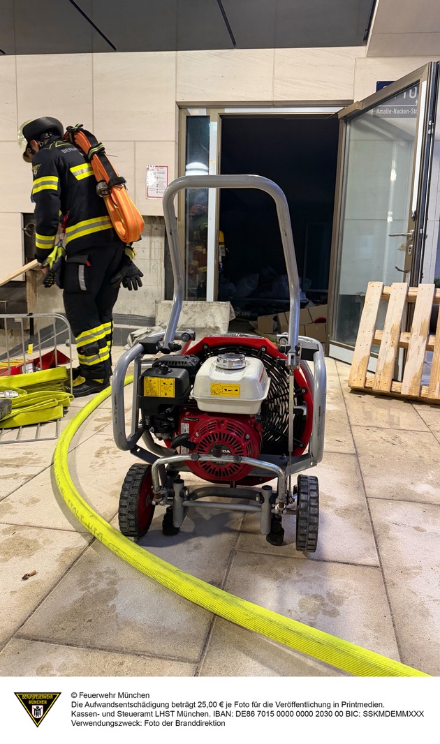 FW-M: Wochenendrückblick der Feuerwehr München für den 7. bis 9. November 2025