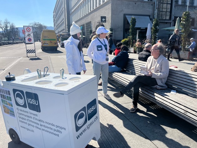 Medienmitteilung: &laquo;Gespr&auml;che statt Littering: Stadt Z&uuml;rich startet sauber in die Saison&raquo;