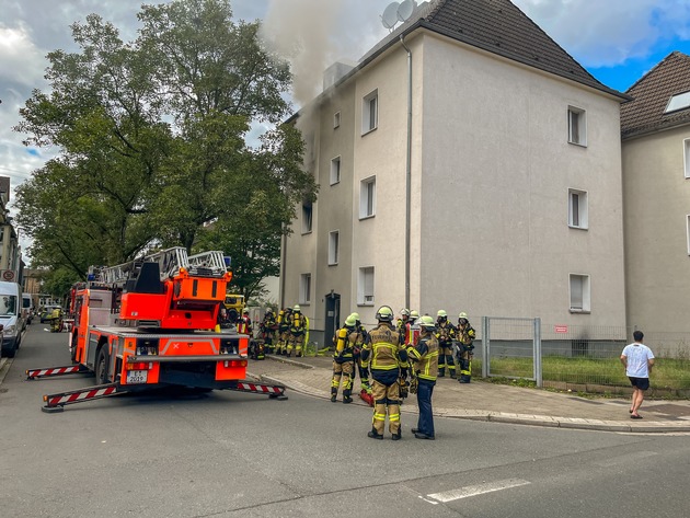 FW-E: Wohnungsbrand in Altenessen-Süd - zum Glück keine Verletzten