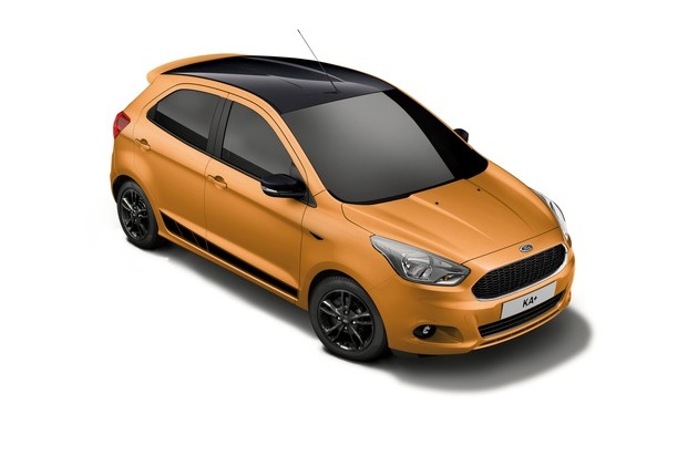 Ford-Werke GmbH: Klein, fein und sportlich: der neue Ford KA+ "Black Edition" (FOTO)