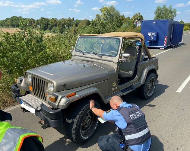 POL-PPMZ: Tuning-Kontrolle am Europakreisel in Mainz