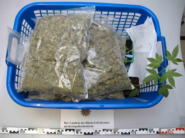 POL-REK: 1600 Gramm Marihuana und 400 Gramm Haschisch sichergestellt