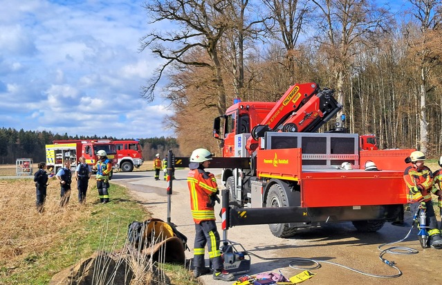 FW Stockach: H2 Großtier in Notlage