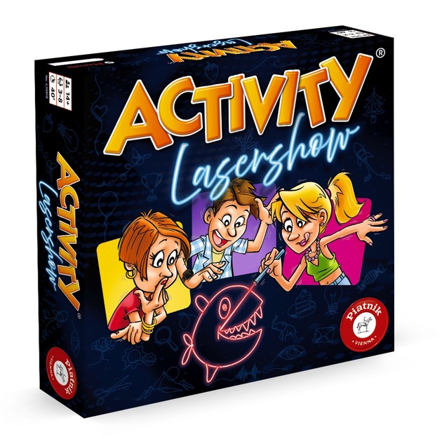 Activity Lasershow: Innovative Herausforderung für Laserpainter - Neues Zeichenspiel vom Partybestseller Activity