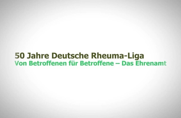Deutsche Rheuma-Liga: 50 Jahre in Bewegung / Welt-Rheuma-Tag 2020 ist dem Engagement der 10.000 Ehrenamtlichen gewidmet