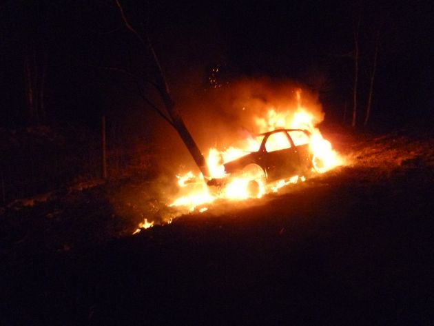 POL-WL: Pkw brannte aus ++ Rosengarten/Tötensen - Lkw-Fahrer flüchtet nach Zusammenstoß ++ Seevetal/Meckelfeld / Stelle - Radkappen geklaut