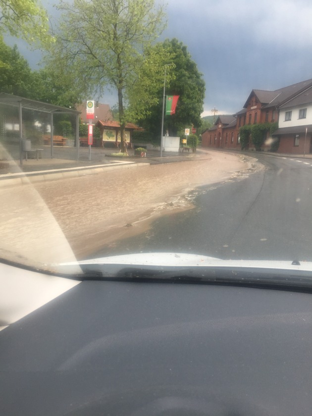 FW Lügde: Unwettereinsatz in Sabbenhausen