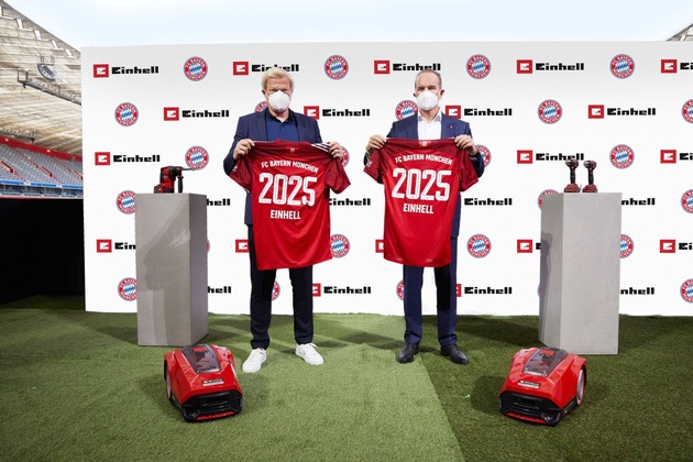 Einhell und FC Bayern München besiegeln Partnerschaft: Zwei Champions, eine Mission – Möglichmachen.