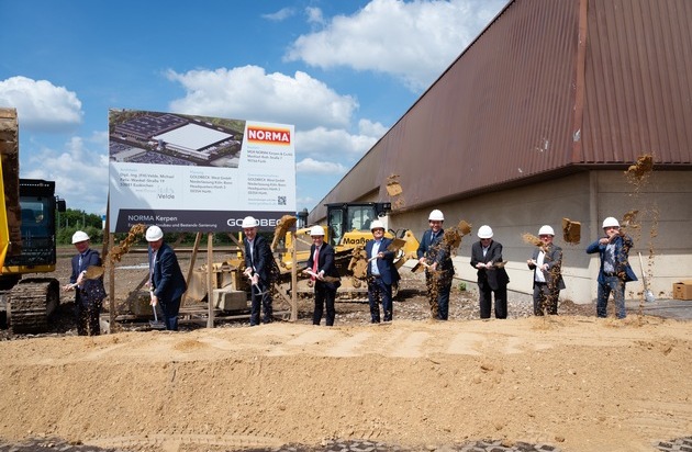NORMA: Spatenstich bei NORMA in Kerpen: Erweiterung der K&uuml;hl- und Tiefk&uuml;hllogistik schafft Kapazit&auml;ten f&uuml;r &uuml;ber 200 Filialen / Fast 10.000 Quadratmeter zus&auml;tzliche Fl&auml;che