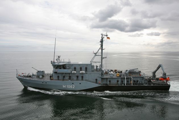 Deutsche Marine - Pressemeldung / Pressetermin: Rückkehr nach Kiel - Minenjagdboot &quot;Sulzbach-Rosenberg&quot; beendet Einsatz im NATO-Verband
