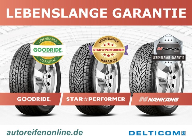 Jetzt auch auf Rotalla: Autoreifenonline.de gewährt lebenslange Garantie auf Hausmarke – neue Reifen im Portfolio