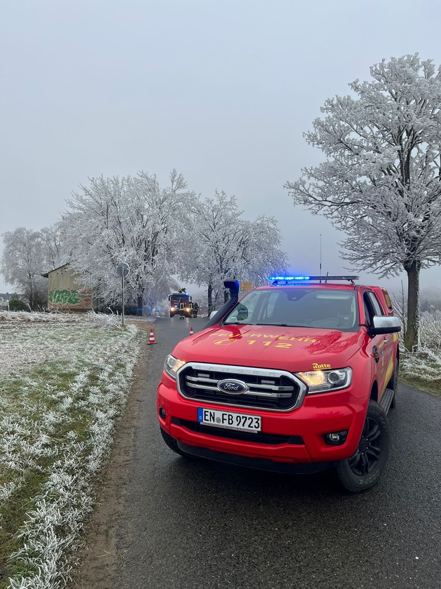 FW-EN: Sechs Einsätze an Silvester und Neujahr