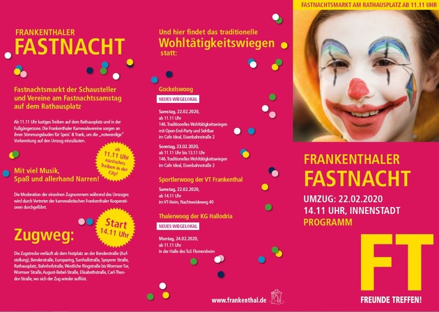 POL-PDLU: Fassenacht 2020 in Frankenthal am 22.02.2020