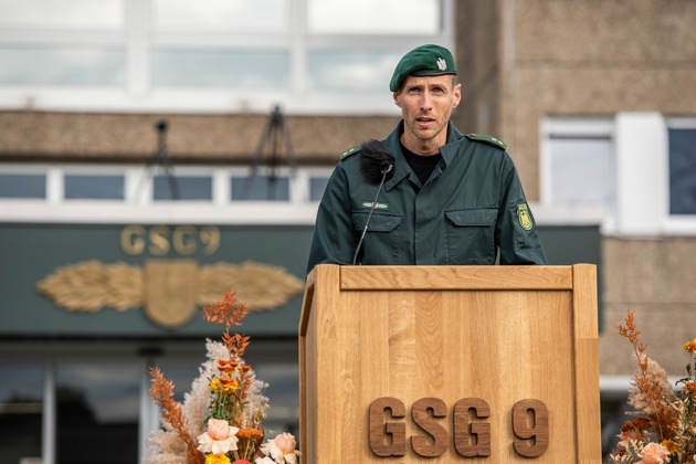 BPOLP Potsdam: Kommandeurswechsel bei der GSG 9 der Bundespolizei