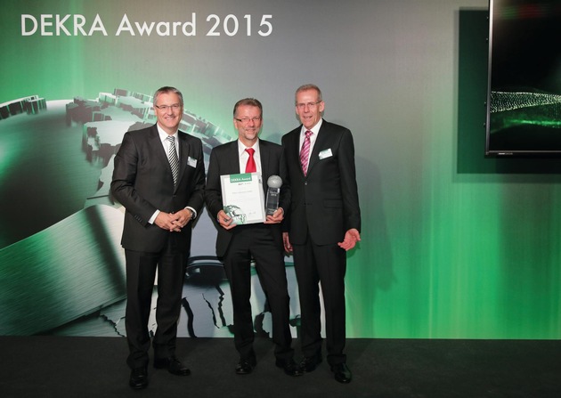 Safety Champions 2015 ausgezeichnet / DEKRA Award für Spitzenleistungen