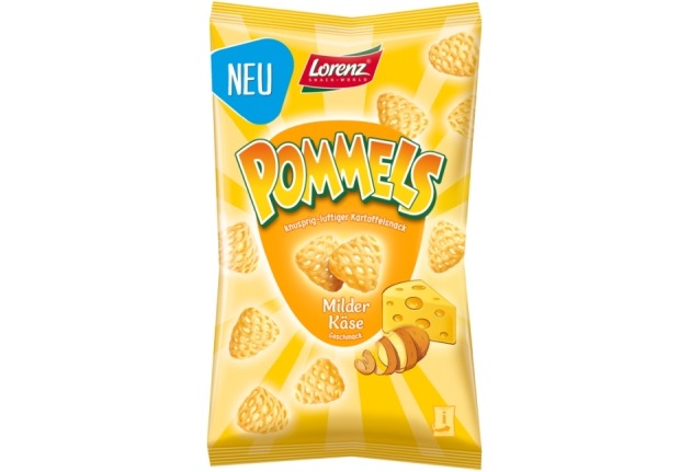 Snack-Klassiker Pommels ab sofort in neuer Geschmacksrichtung &quot;Milder Käse&quot;