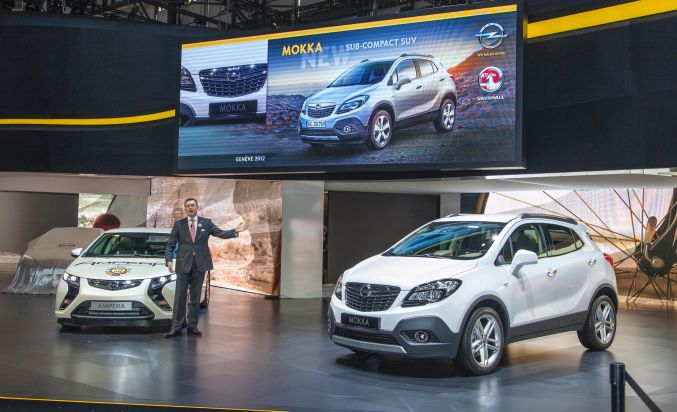 Opel-Pressekonferenz beim Genfer Automobilsalon / Zwei Weltpremieren im 150. Jubiläumsjahr von Opel (mit Bild)