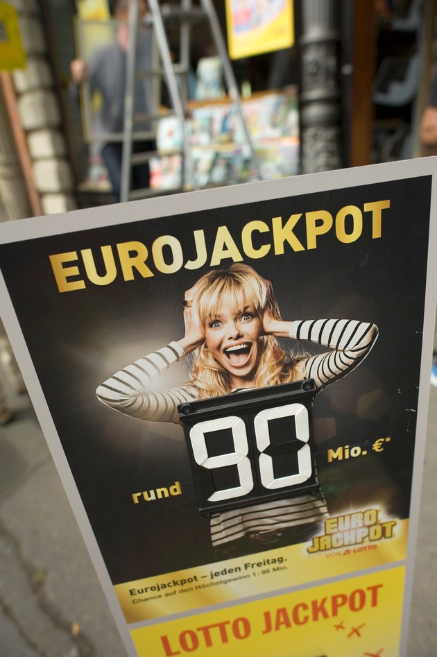 Eurojackpot steigt am Freitag auf 90 Millionen Euro / LOTTO Hessen stellt aktuelles Bildmaterial bereit