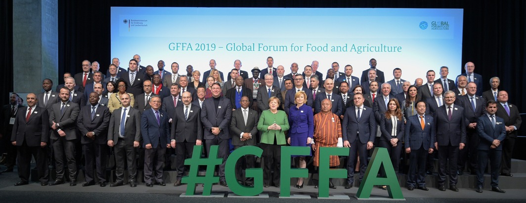 Grüne Woche 2019: Bundeskanzlerin Merkel auf dem GFFA