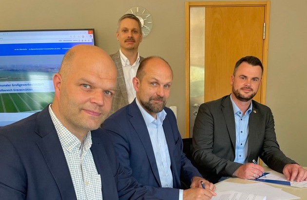 Wirtschaftsförderungsgesellschaft Nordwestmecklenburg mbH: Startschuss Großgewerbestandort Upahl/Grevesmühlen: Landkreis, Kommunen und Wirtschaftsförderungsgesellschaft unterzeichnen gemeinsame Vermarktungsvereinbarung