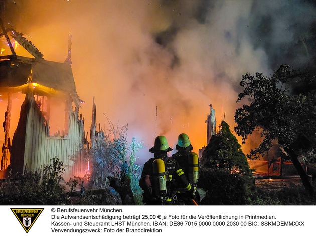 FW-M: Kirche abgebrannt (Olympiapark)