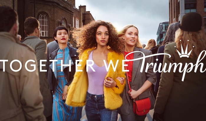 Triumph lanciert erste internationale Kampagne | Together We Triumph / Together We Triumph feiert den Zusammenhalt von Frauen auf der ganzen Welt