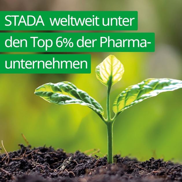 Pressemitteilung: STADA verbessert Nachhaltigkeitsranking weiter; Jetzt weltweit unter den Top 6% der Pharmaunternehmen