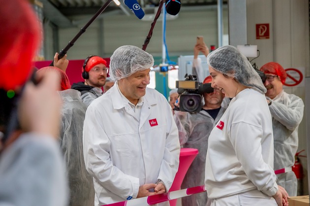 Vizekanzler Robert Habeck zu Besuch in Thüringen bei Viba sweets in Floh-Seligenthal
