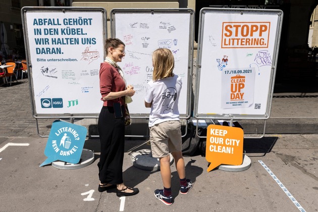 Medienmitteilung: «Gemeinsam gegen Littering: Bern macht seinem Ärger Luft»