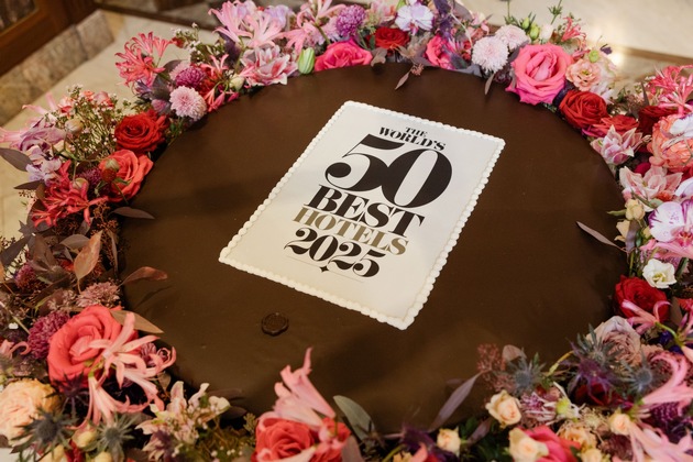 Hotel Sacher Wien feiert die Platzierung in den „The World’s 50 Best Hotels 2025“