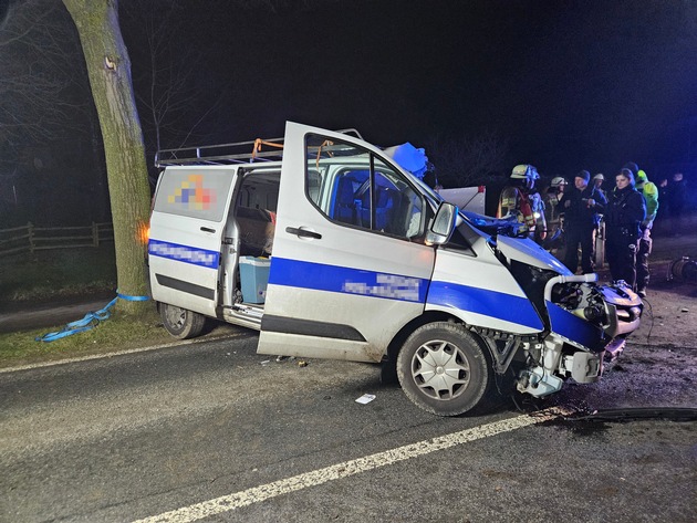 FW-KLE: Verkehrsunfall auf der Keekener Straße