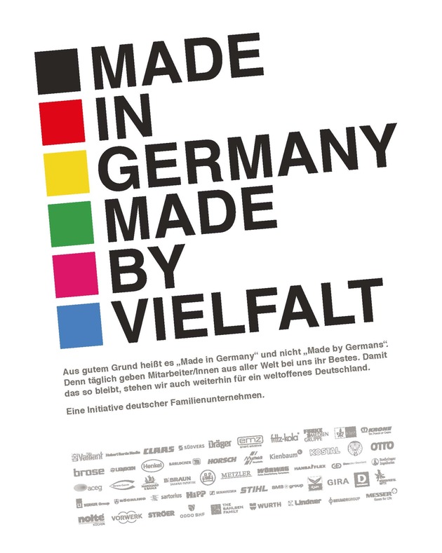 Made in Germany - Made by Vielfalt: eine Initiative deutscher Familienunternehmen
