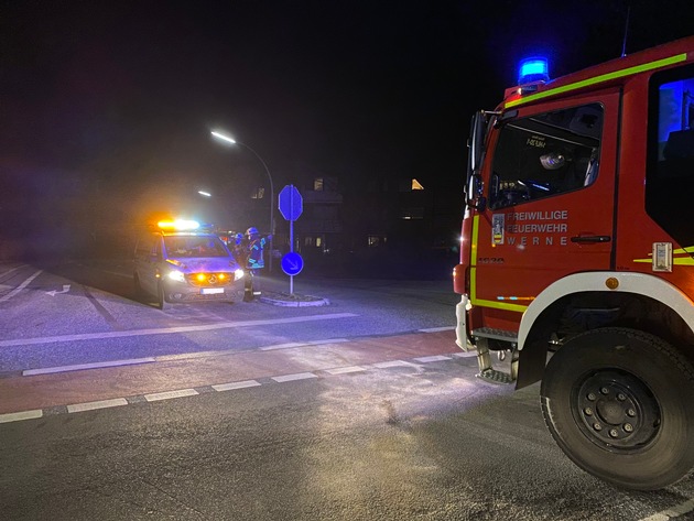 FW-WRN: Zu drei Einsätzen wurde am Dienstag die Freiwillige Feuerwehr Werne gerufen