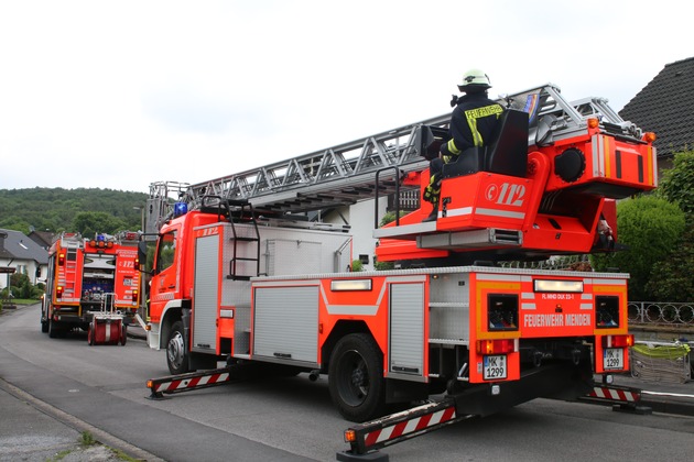 FW Menden: Einsatzbericht der Feuerwehr Menden: Zimmerbrand im Lahrfeld