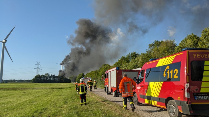 POL-ROW: ++ Bremervörde - Iselersheim: Brand einer Windkraftanlage ++